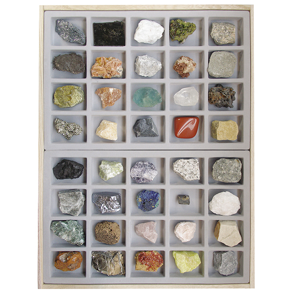 암석,광물표본(40종)