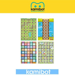 (카미봇 맵보드4종세트 패키지) 카미봇/교육용코딩로봇